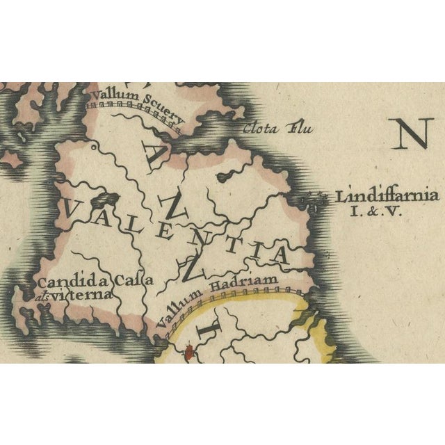 Early 18th Century Ancient British Isles & Early Bishoprics Map by François Halma, 1704 For Sale - Image 5 of 9