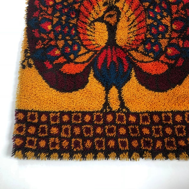 High Pile Rya Rug by Ege Rya for Taepper Deluxe, Denmark, 1970s For Sale - Image 6 of 18