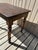Brown Walnut Bistro Table, 1890s For Sale - Image 8 of 10