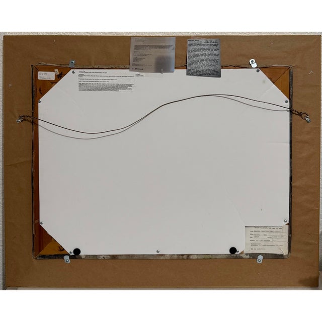 Samuel Brecher, Samuel Brecher Wpa Artist Mid Century Mod Modernist Oil Painting Circus Clowns For Sale - Image 18 of 18