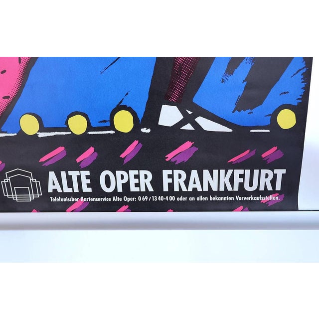 Dance Dance Dance - a German poster from Alte Oper Frankfurt, 1991. Not framed, has not been folded, rolled up. Size DIN...