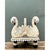 This captivating vintage shell-encrusted swan table showcases an intricate, highly detailed design featuring intricately...