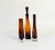 Mid Century Amber Art Glass Vases and Decanter Set For Sale In New York - Image 6 of 6