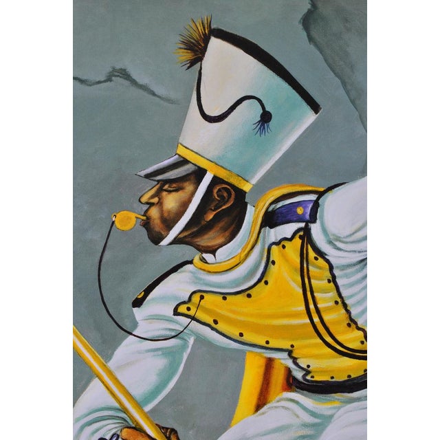 Ernie Barnes, The Drum Major, Signed Serigraph For Sale - Image 5 of 10