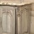 Antique Country French Stripped Walnut Buffet With Thick Siena Marble Top For Sale - Image 15 of 18
