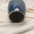 Mid 20th Century Mid Century Modern Blue Marble-Style Ceramic Table Lamp For Sale - Image 4 of 5