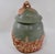 Large 11.5” Vintage Leo & Karin Villaroman Coastal Marine Sculptural Lidded Stoneware Vessel For Sale - Image 4 of 17