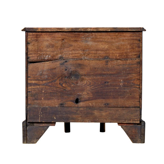 Wood 18th Century Queen Anne and Later Walnut Kneehole Desk, 1710 For Sale - Image 7 of 11