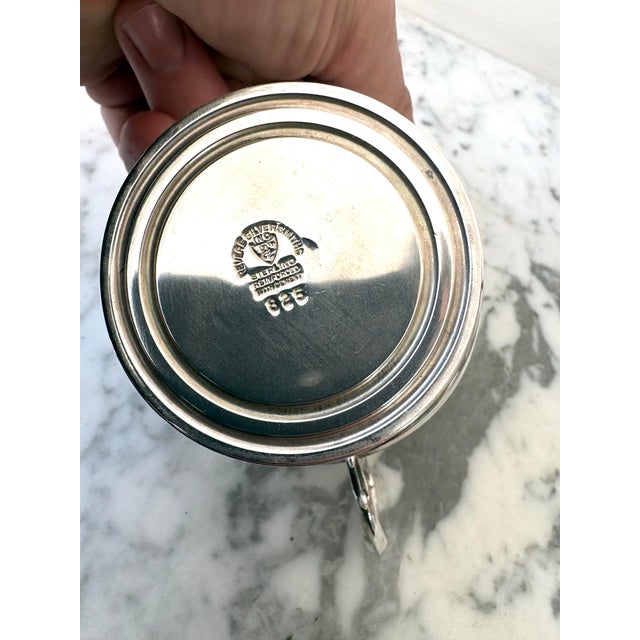 Traditional Sterling Silver Vintage Revere Silversmiths Creamer For Sale - Image 3 of 5
