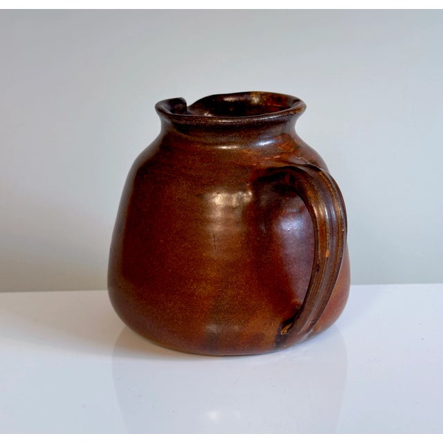 Studio Ceramic Art Jug by Elmar & Elke Kubicek, 1960s For Sale - Image 12 of 17