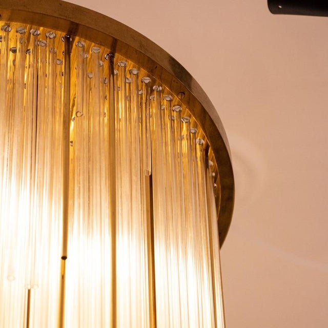 Mid-Century Modern Cascading Rod Ceiling Lamp, 1950s For Sale - Image 3 of 4