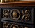Vintage 1970s Drexel-Attributed Tallboy Dresser — Custom Midnight Blue & Gilded Finish, Dovetail Construction For Sale - Image 4 of 10