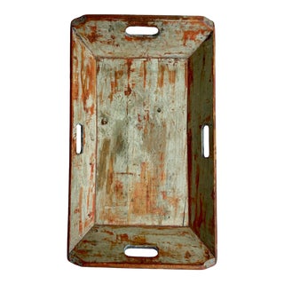Early 19th Century Large Primitive Tray For Sale