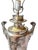 Late 19th Century Antique Late 19th Century Silver-Plated Oil Lamp Converted to Table Lamp With Bird & Floral Decoration, 23" For Sale - Image 5 of 14