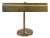 Mid-Century Danish Brass Banker's Desk Lamp by E. S. Horn, 1950s For Sale
