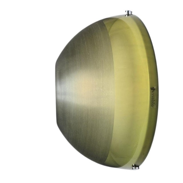 Mid-Century Modern Modern Hemispherical Ceiling Lamp from Guzzini, 1970s For Sale - Image 3 of 6