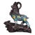 Mid 20th Century Hand-Wired Cloisonne Copper Leader Goat Sculpture For Sale
