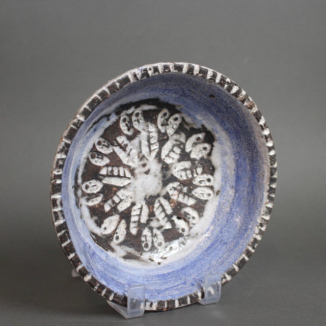Ceramic Mid-Century Modern Decorative Ceramic Bowl by Albert Thiry, 1970s For Sale - Image 7 of 17