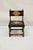 Antique Italian Renaissance Turn Carved Walnut Tapestry Small Childs Side Chair For Sale - Image 12 of 12