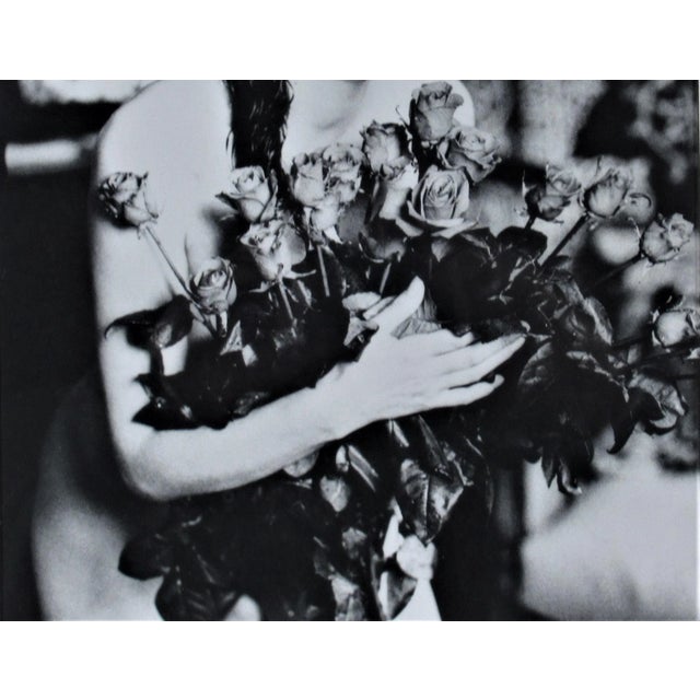 American Michael Andreas Russ, Untitled, Woman with Flowers, Circa 1980 For Sale - Image 3 of 6