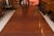 Antique Regency Revival 3-Pillar Dining Table and Shield Back Chairs, 1900s, Set of 13 For Sale - Image 6 of 15