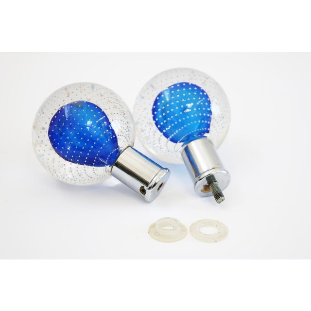 1960s Murano Glass Push and Pull Door Handle from Seguso, Italy, 1960s For Sale - Image 5 of 10