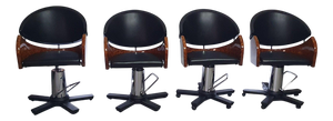 Italian Postmodern Chairs, 1980s, Set of 4