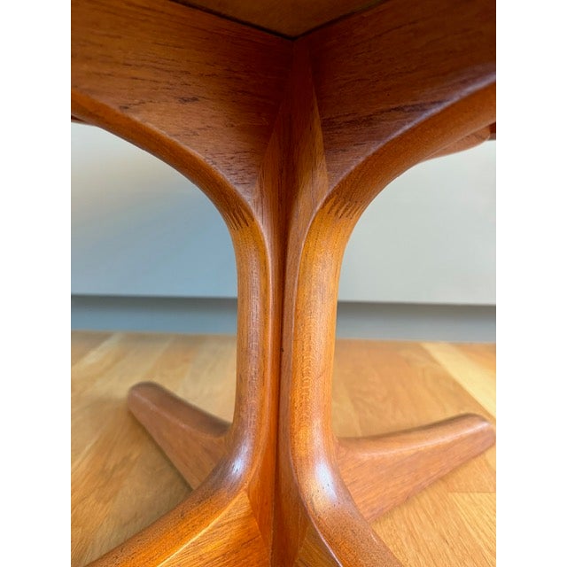 Mid Century Scandinavian Modern Foot Stool in the Style of Lied Mobler For Sale - Image 11 of 18