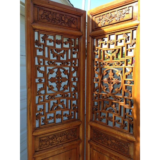 8Panel Antique Chinese Room Divider Chairish