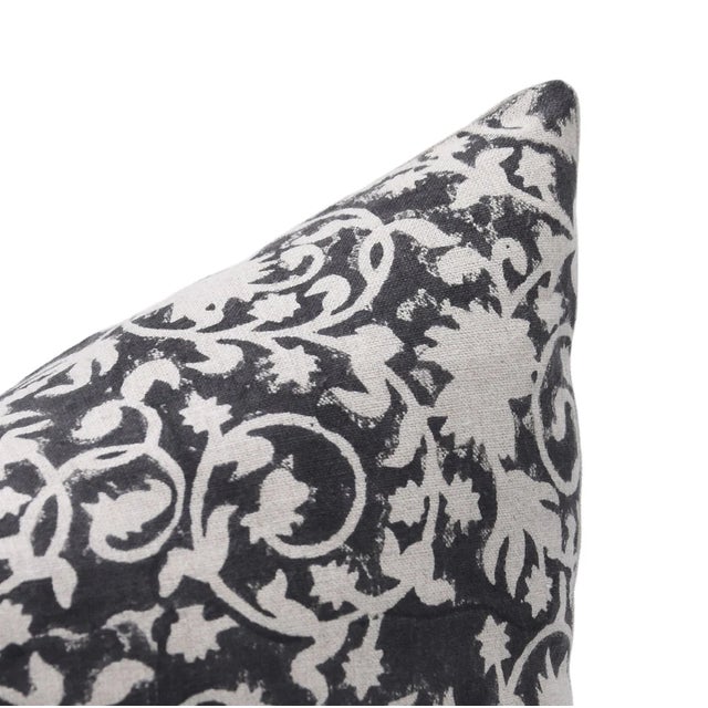 Fabdivine Linen Cushion Cover 26x26 Inch - Devdas For Sale - Image 4 of 5