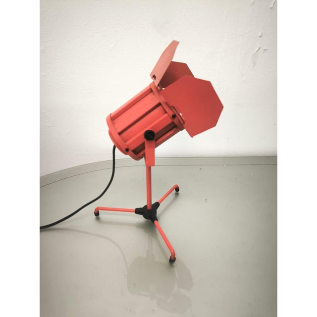 Black Adjustable Cinema Projector Lamp, 1980s For Sale - Image 8 of 15