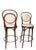 Pr. Bar Height Bentwood Stools by L & B Products Corp. After Thonet C 1981 For Sale - Image 10 of 14