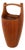 Monumental Dansk Staved Teak Bucket Style Ice Bucket by Jens Quistgaard For Sale