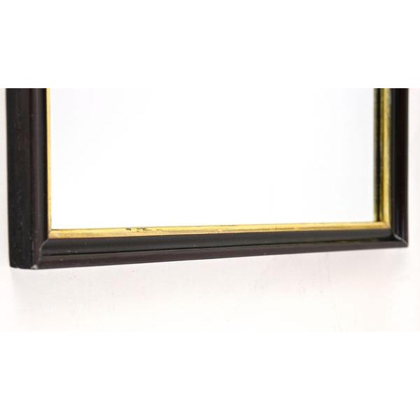 Glass Vintage Art Deco Mirror with Gilt Bars, 1925 For Sale - Image 7 of 18