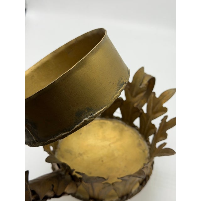 Italian Vintage Italian Tole Watering Can Cachepot For Sale - Image 3 of 10