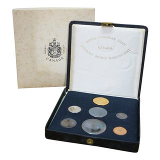 1967 Royal Canadian Mint Centennial 7 Coin Set Includes $20 Gold Coin For Sale