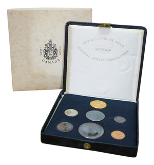 1967 Royal Canadian Mint Centennial 7 Coin Set Includes $20 Gold Coin