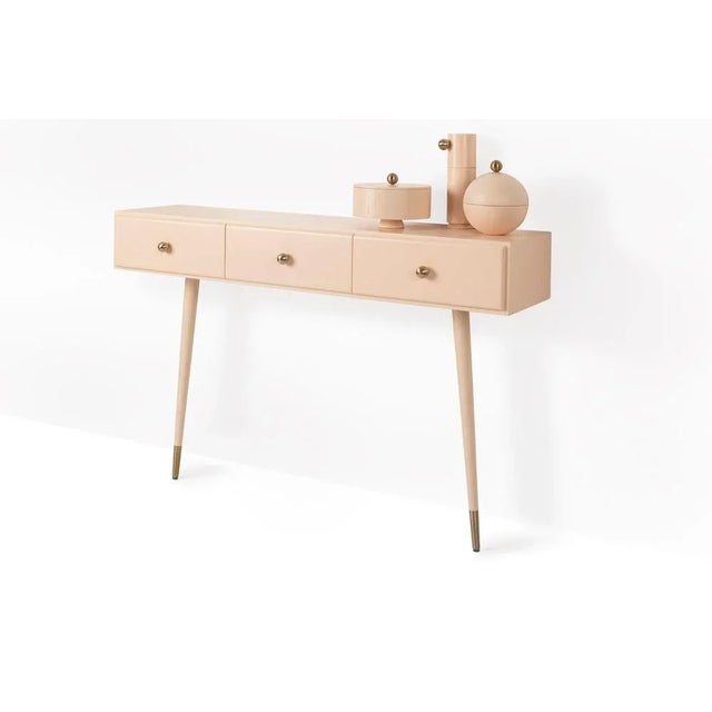 Not Yet Made - Made To Order Colorful Console Table by Thomas Dariel For Sale - Image 5 of 12