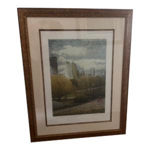 Late 20th Century "Central Park 1989" by Harold Altman