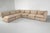 Modular Sofa in Beige Tweed from Strafor, 1980s, Set of 6, in Very Good conditions. Designed 1980 to 1989