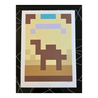 Invader, Camel, 2015, Giclee Print For Sale