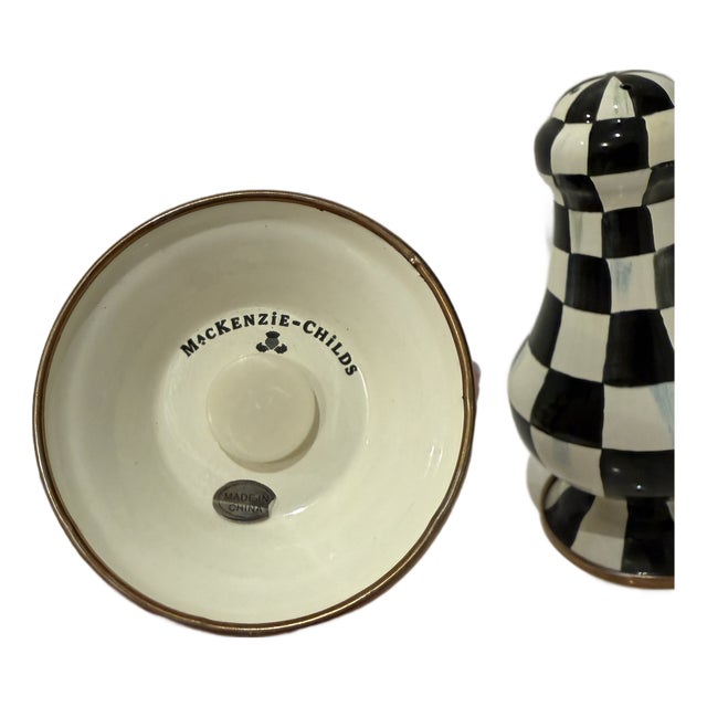 Mackenzie Childs Salt and Pepper Shakers For Sale