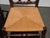 Pair of Antique French Provincial Style Ornate Carved Rush Seat Side Chairs For Sale - Image 10 of 17