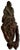 Large Size - Outstanding Authentic Antique Victorian Solid Bronze Medusa - Gorgon Door Knocker Circa Late 19th Century For Sale - Image 12 of 17