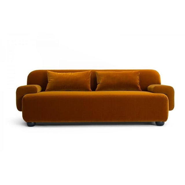 Lena 230 sofa in solid beech, particle board and hr foam by popus editions. Dimensions: w 230 x d 95 x h 75 cm. Materials:...