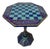Luxury Handmade Wooden Chess Table With Mother of Pearl Inlay For Sale