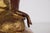 Burmese Artist, Worshipping Monk, 1800s, Gilded Bronze For Sale - Image 4 of 15