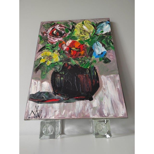 Early 21st Century Natalia Vypritskaia, Spring Without Permission, Oil on Canvas For Sale - Image 5 of 11