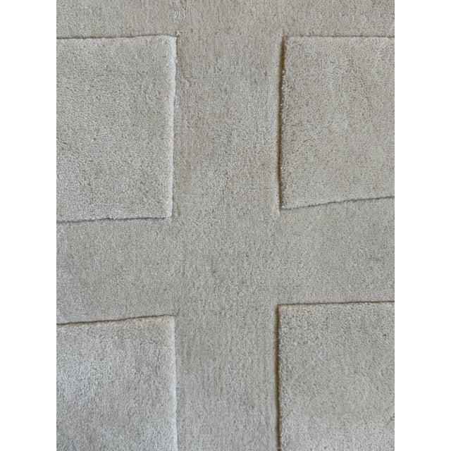 Modern Asymmetric Square Rug by Tisca Tiara, Austria For Sale - Image 4 of 18