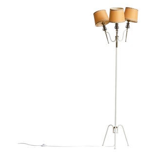 Italian Floor Lamp in the Manner of Maison Arlus, 1950s For Sale